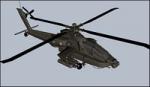 FSX Static Apache Helicopter